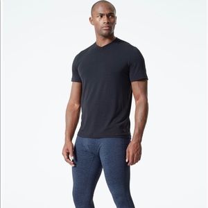 NWT MENS HEATHER NAVY MPG PERFORMANCE TIGHTS NVRWN